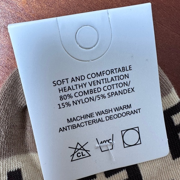 Fendi Tan Women's Socks - Picture 3 of 3